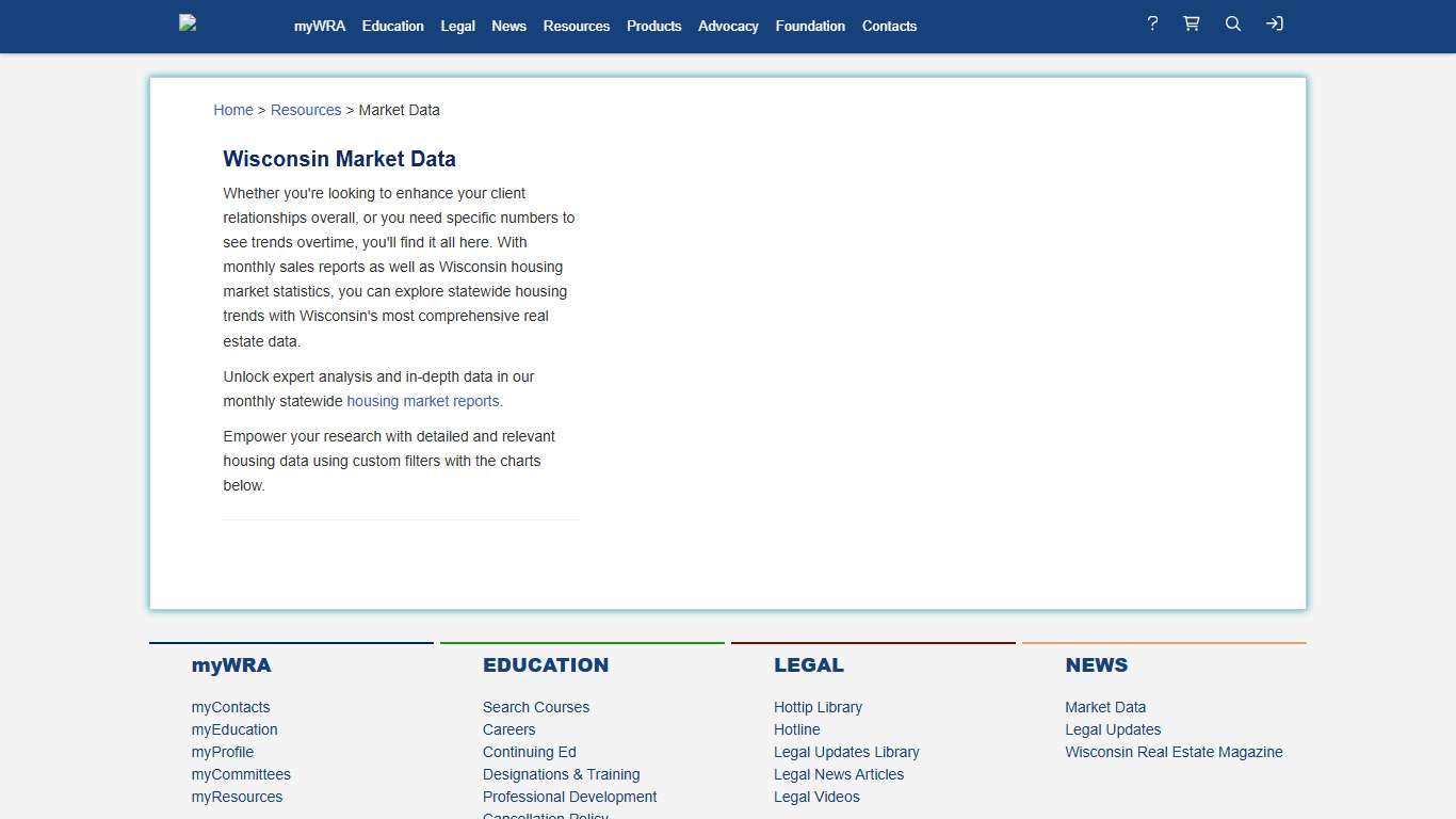 Wisconsin REALTORS® Association: Wisconsin Housing Statistics